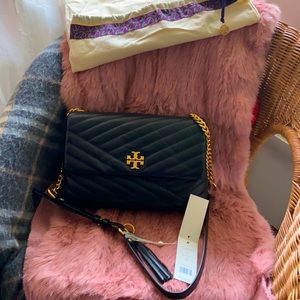 Kira chevron flap shoulder bag